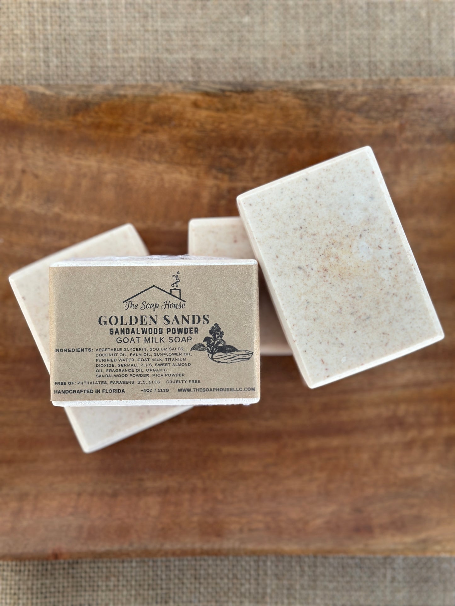 Aromatic Goat Milk Soap - Golden Sands