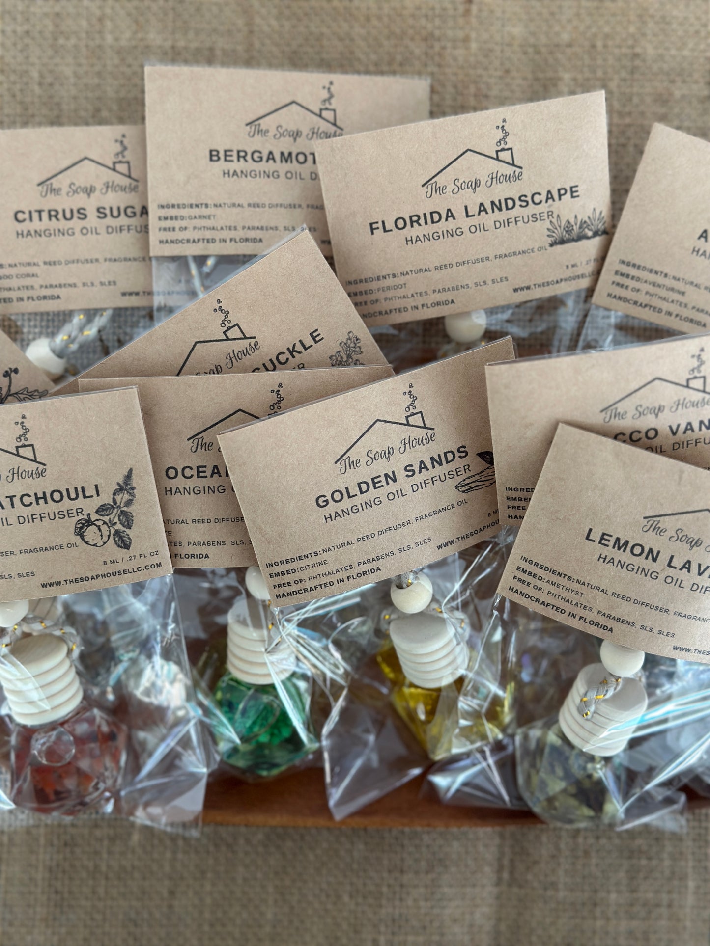 Hanging Oil Diffuser - Aqua Vetiver