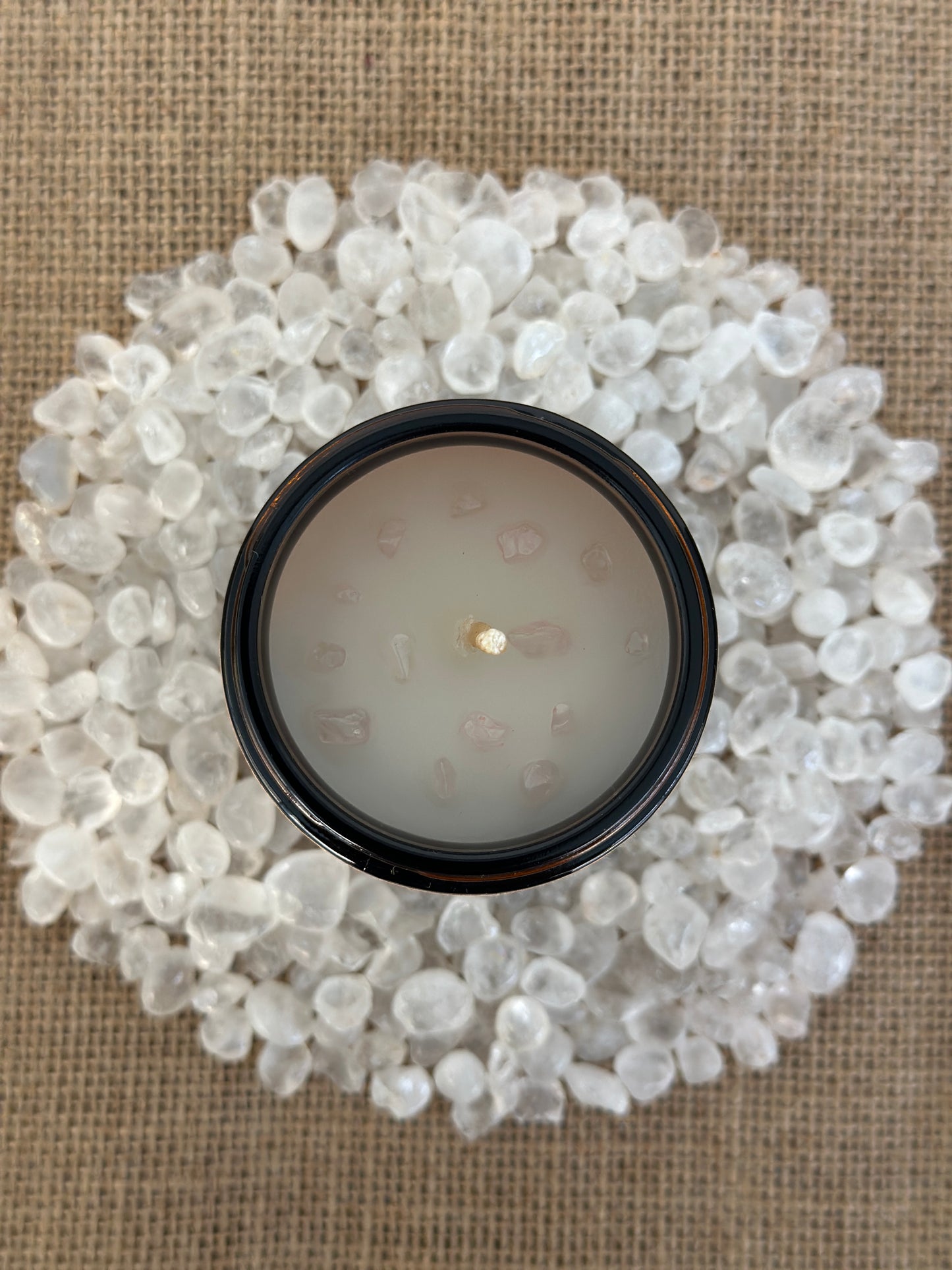 Hand Poured Beeswax Candle - Lilac Honeysuckle