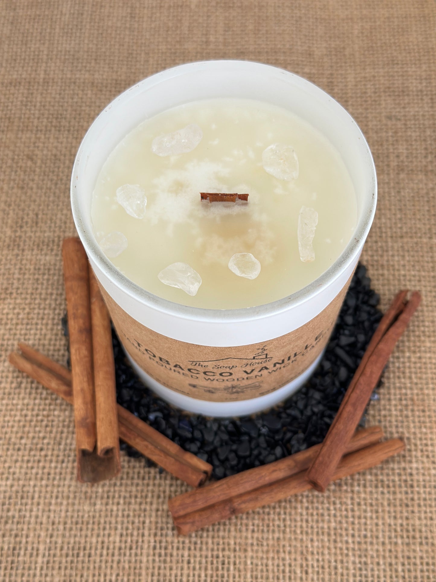 Wooden Wick Candle- Tobacco Vanille