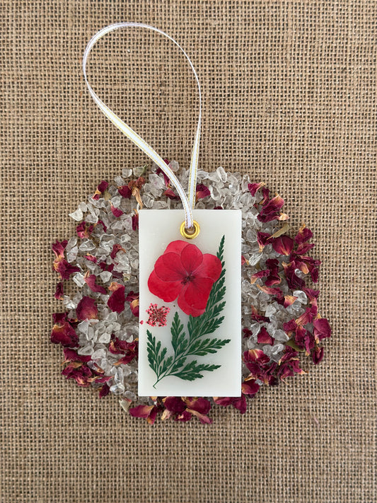 Botanical Wax Sachet- Amber Bergamot Rose