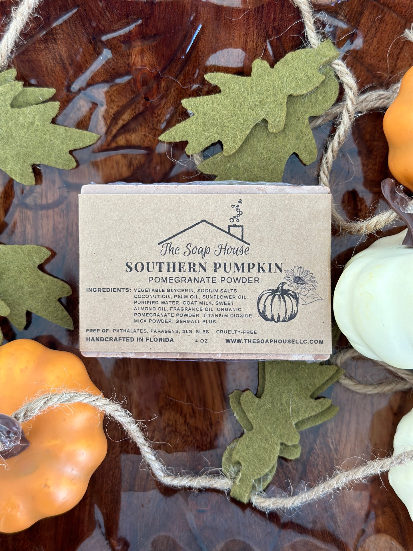 Aromatic Goat Milk Soap- Southern Pumpkin