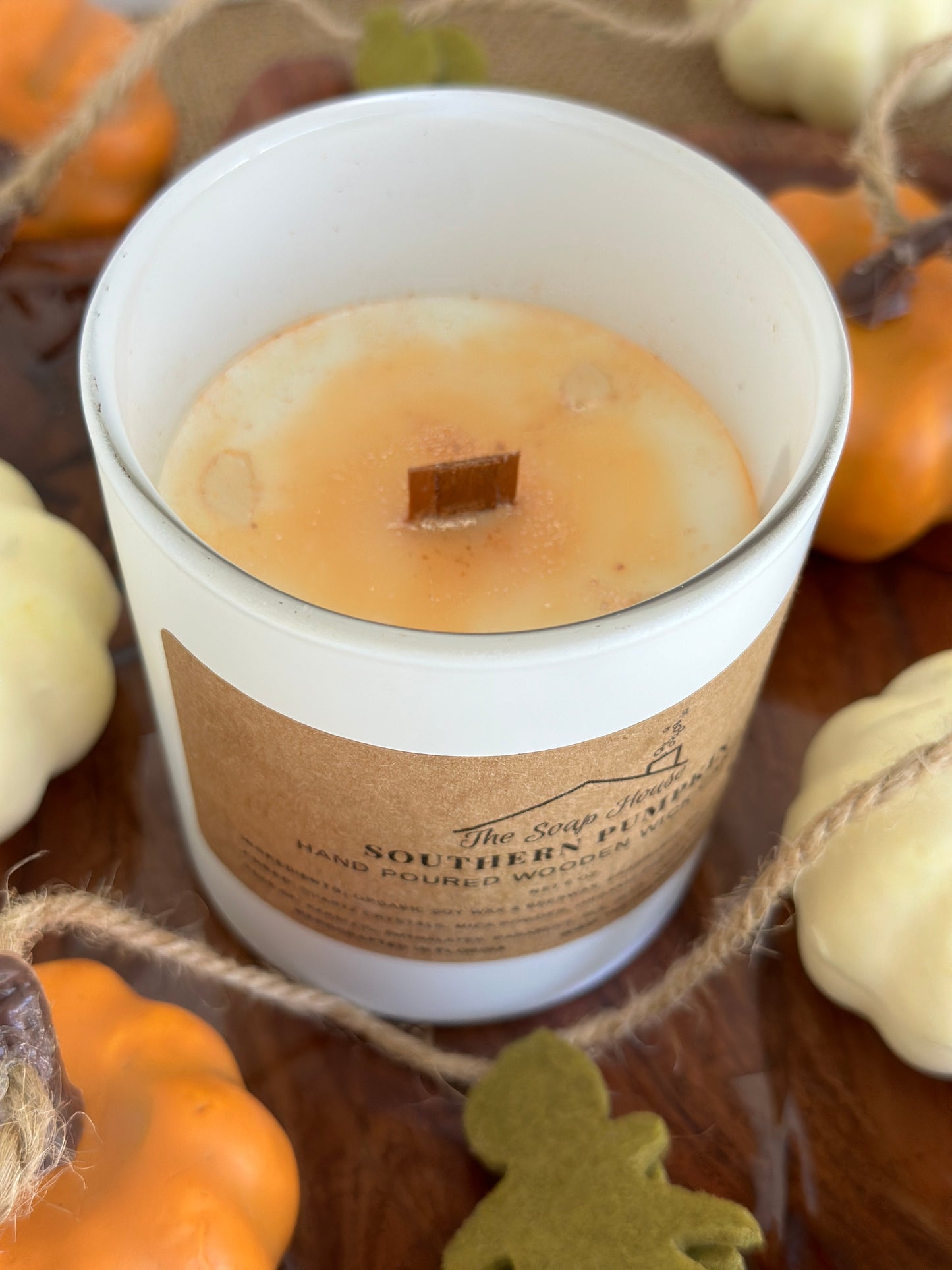 Wooden Wick Candle- Southern Pumpkin