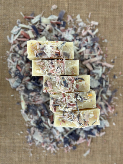 Artisan Shea Butter Soap- Honeysuckle Confetti