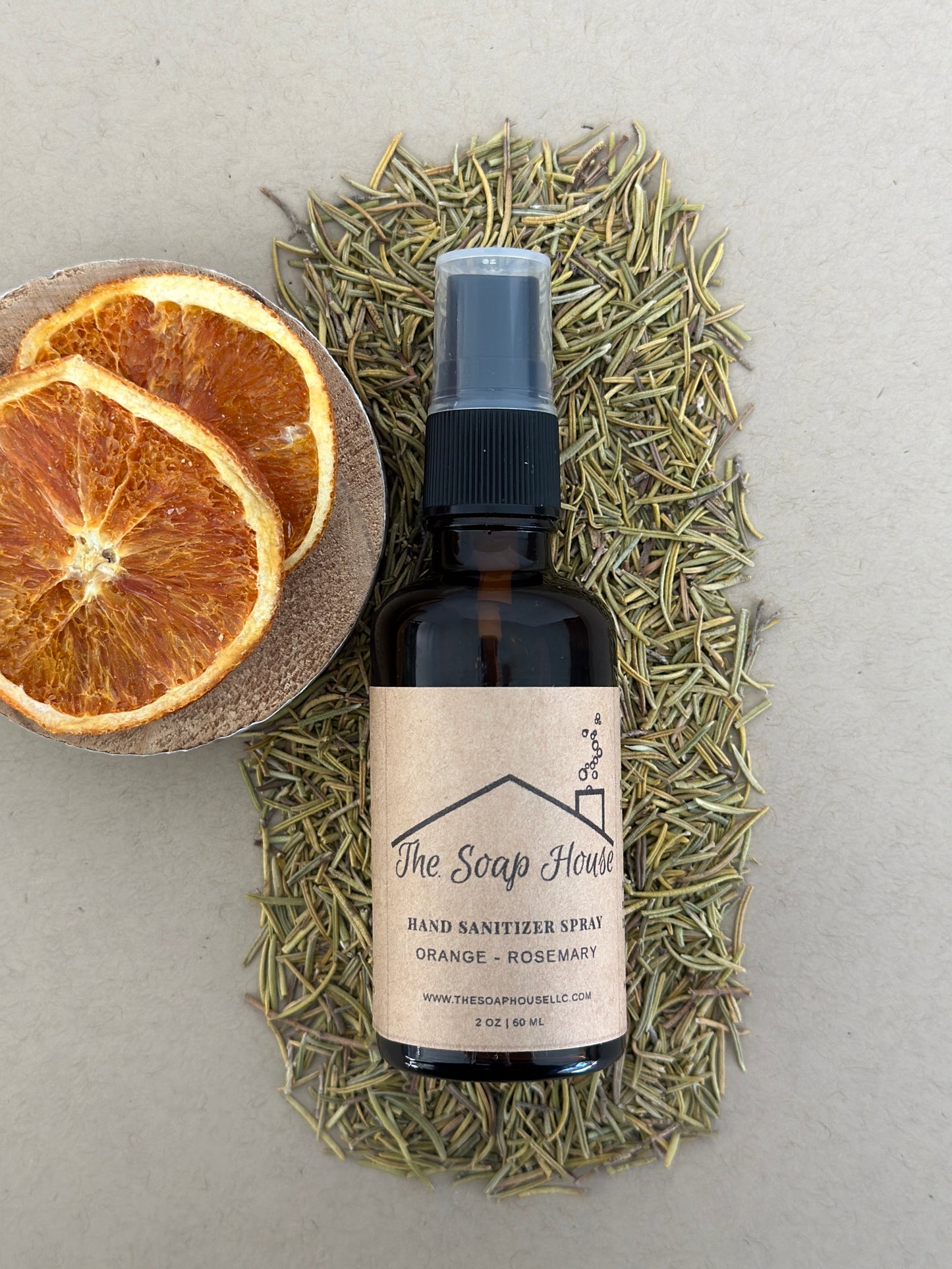 Hand Sanitizer Spray- Orange Rosemary