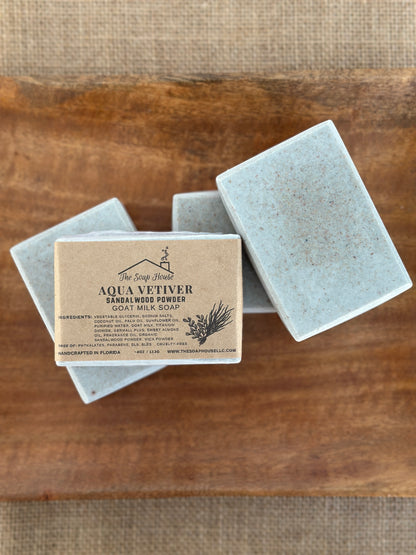 Aromatic Goat Milk Soap- Aqua Vetiver