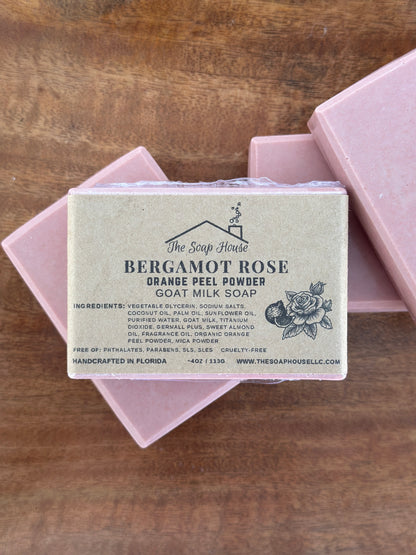 Aromatic Goat Milk Soap- Bergamot Rose