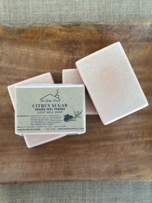 Aromatic Goat Milk Soap- Citrus Sugar