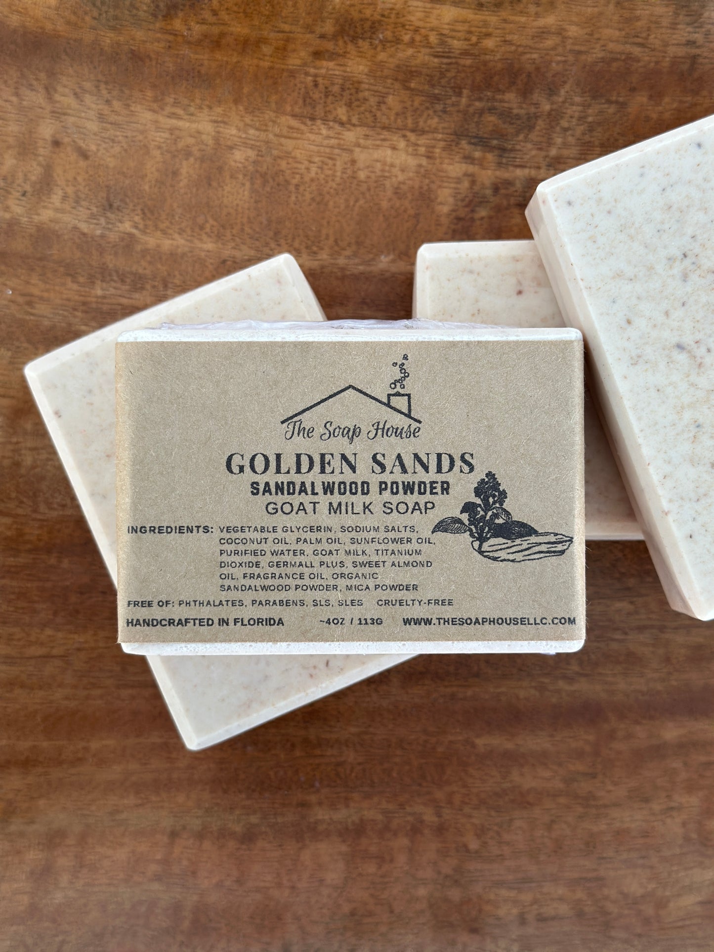 Aromatic Goat Milk Soap- Golden Sands