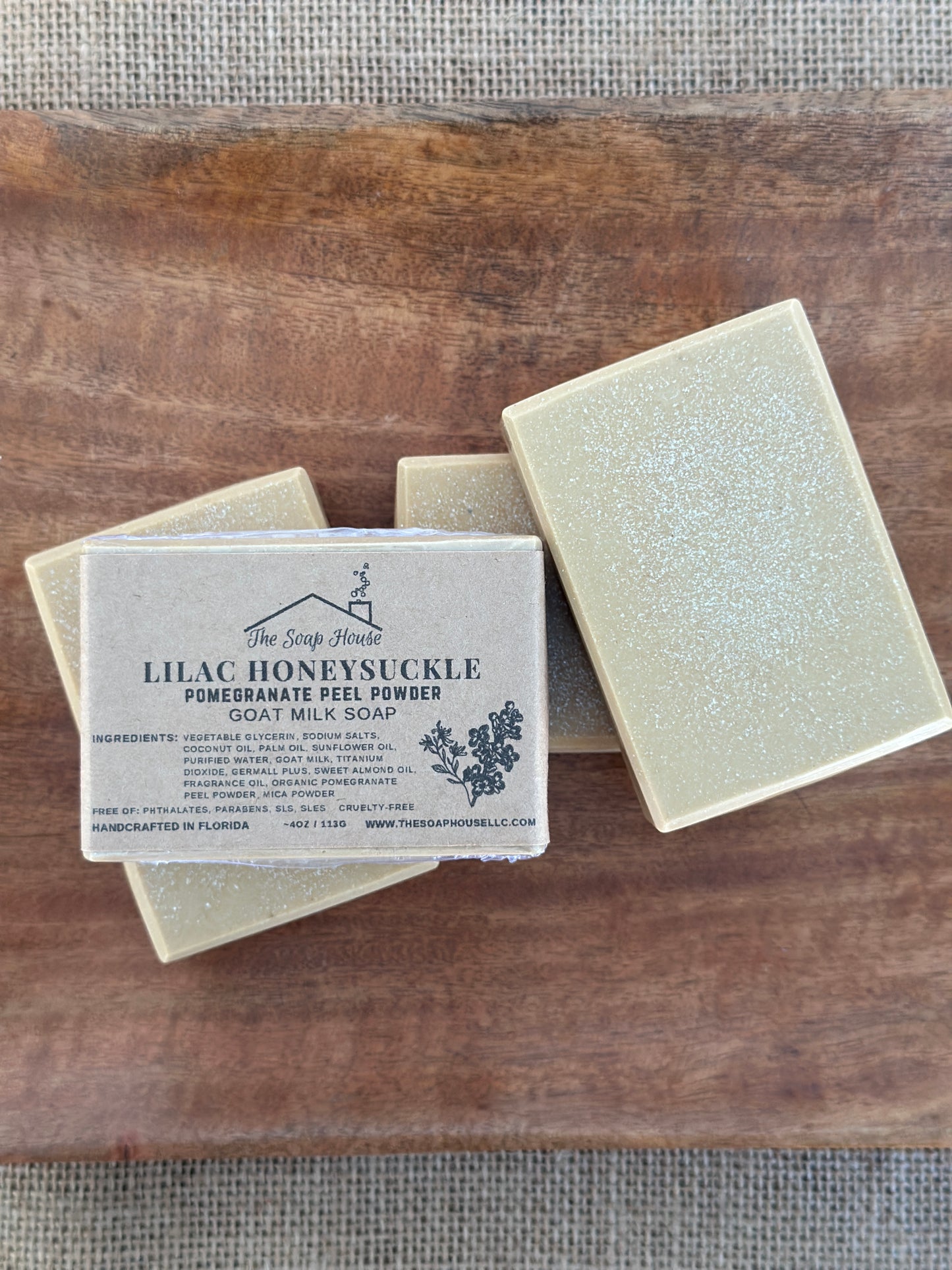 Aromatic Goat Milk Soap- Lilac Honeysuckle