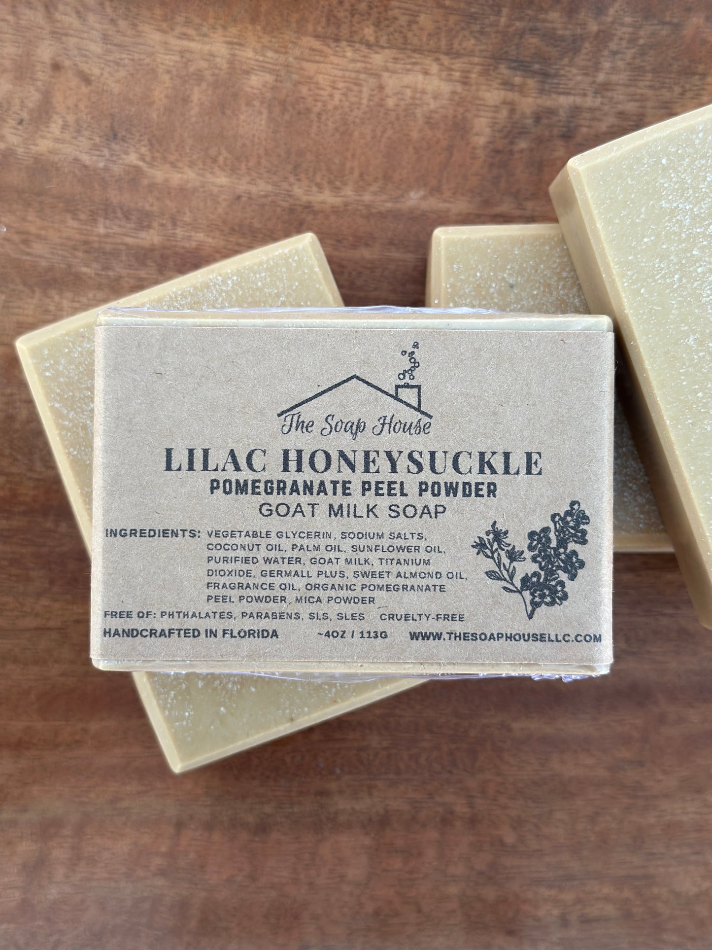 Aromatic Goat Milk Soap- Lilac Honeysuckle