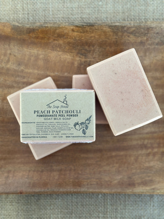 Aromatic Goat Milk Soap- Peach Patchouli