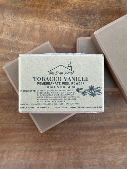 Aromatic Goat Milk Soap - Tobacco Vanille