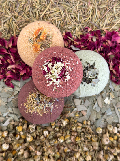 Fizzing Herbal Bath Scoops Set