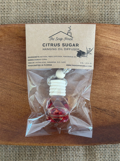 Hanging Oil Diffuser - Citrus Sugar
