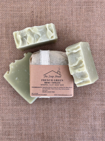 Mineral Clay Soap- French Green