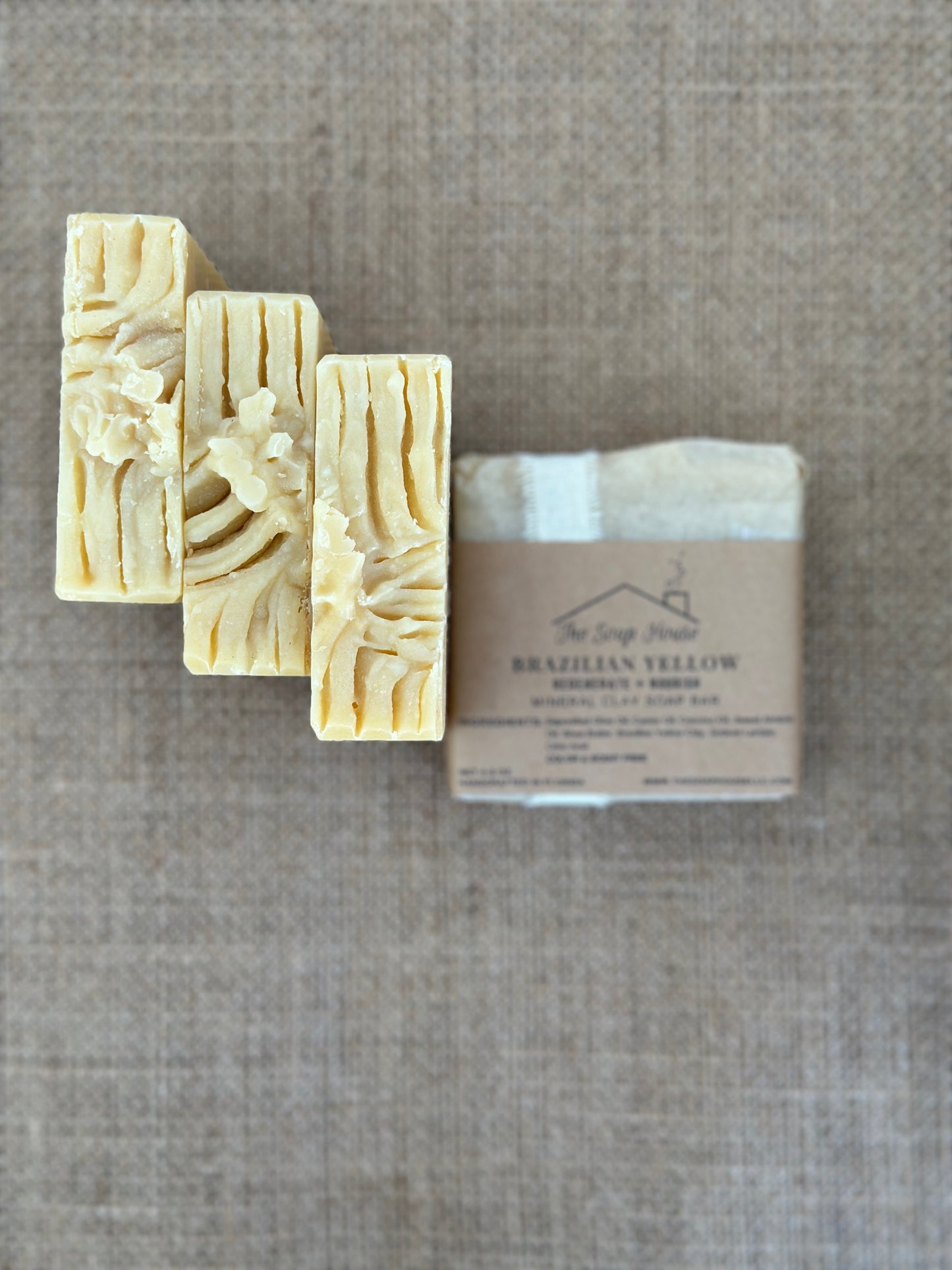 Mineral Clay Soap- Brazilian Yellow