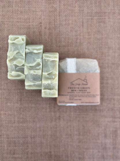 Mineral Clay Soap- French Green