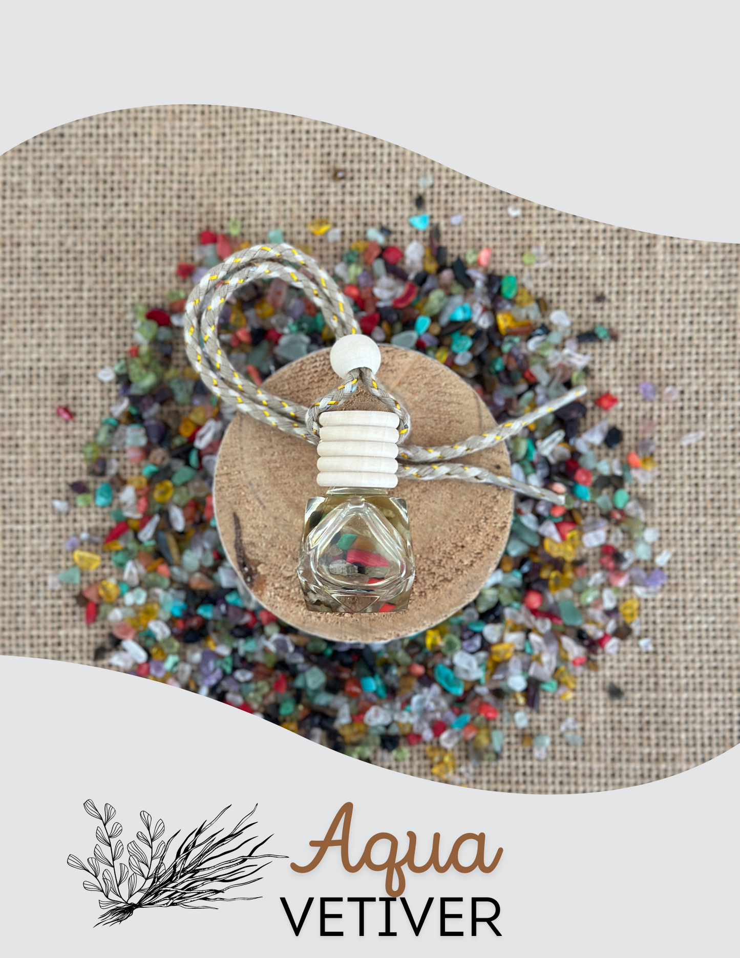 Hanging Oil Diffuser- Aqua Vetiver