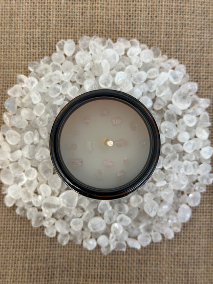 Hand Poured Beeswax Candle - Lilac Honeysuckle