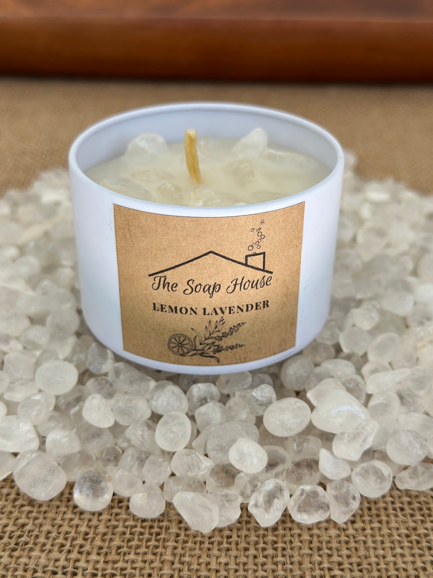 Hemp Wick Candle- Lemon Lavender