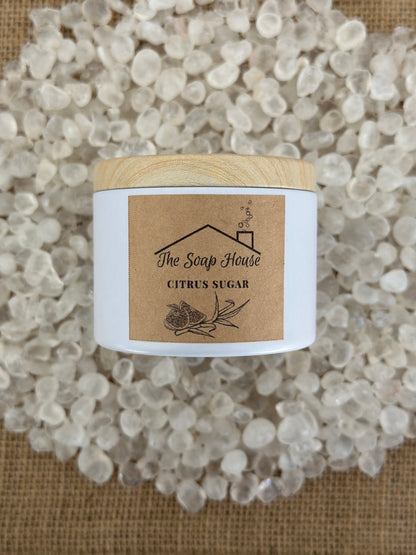 Hemp Wick Candle- Citrus Sugar