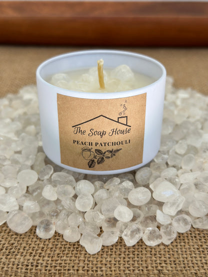 Hemp Wick Candle- Peach Patchouli