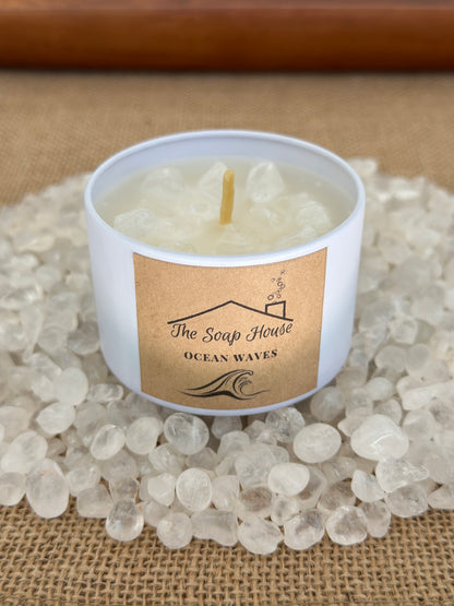 Hemp Wick Candle- Ocean Waves