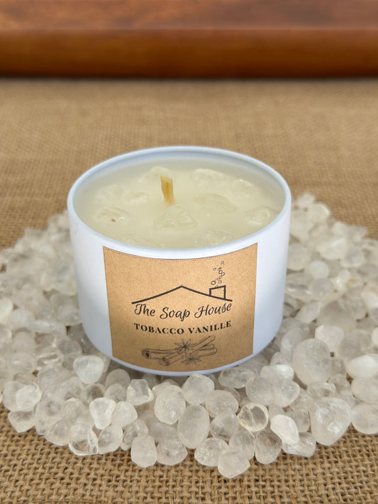 Hemp Wick Candle- Tobacco Vanille