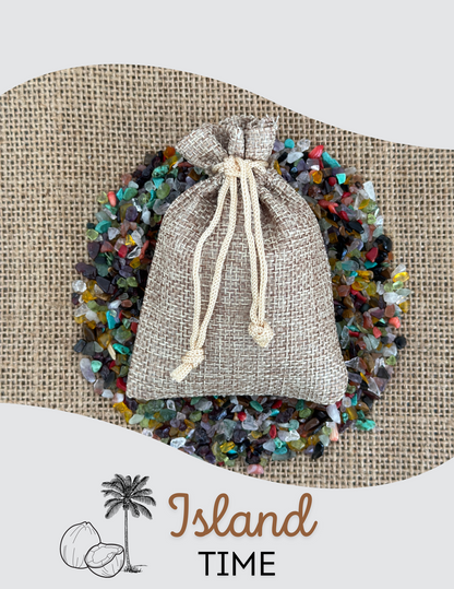 Potpourri Burlap Sachet- Island Time