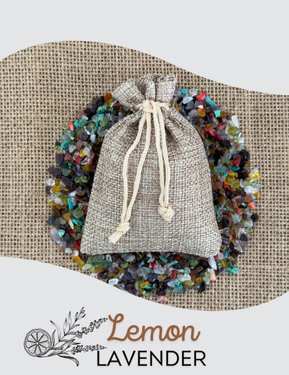 Potpourri Burlap Sachet- Lemon Lavender