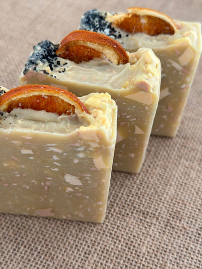 Artisan Shea Butter Soap- Citrus Confetti