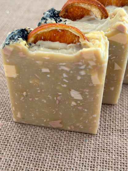 Artisan Shea Butter Soap- Citrus Confetti