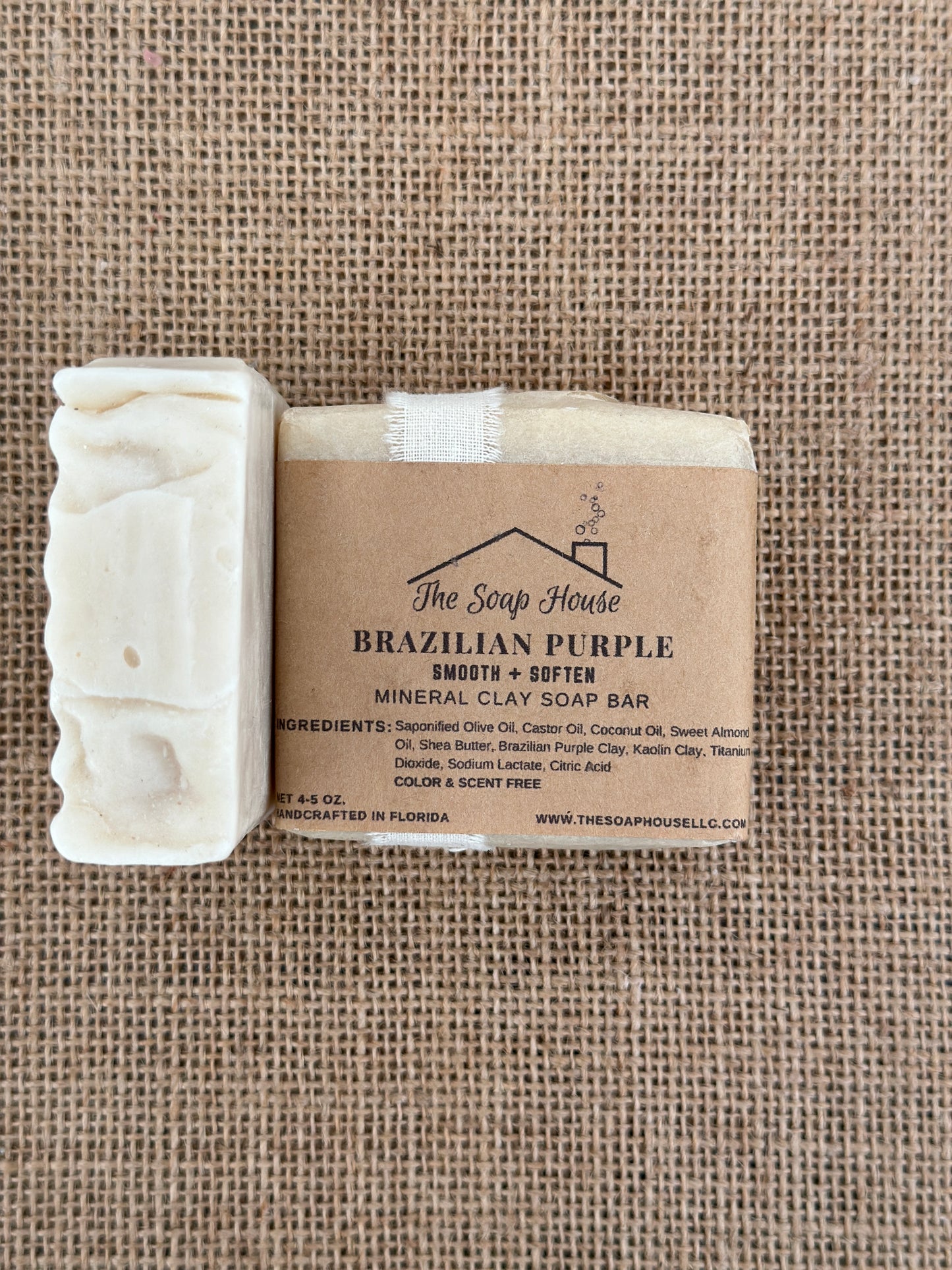 Mineral Clay Soap- Brazilian Purple