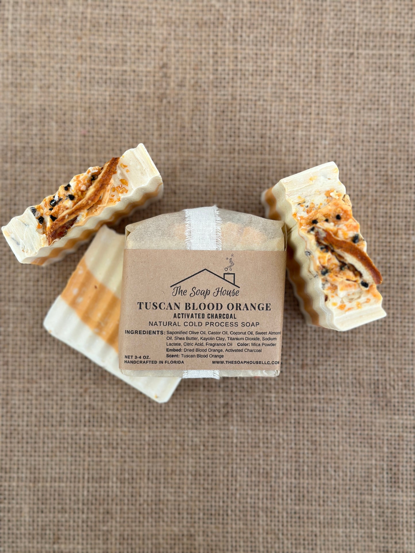 Artisan Shea Butter Soap- Tuscan Blood Orange